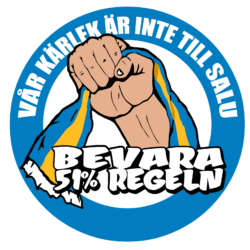 SVENSKA FOTBOLLSSUPPORTRARS SYN PÅ 51%-regeln